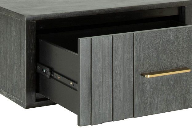 VIG Furniture - Modrest Manchester Contemporary Dark Grey Nightstand - VGWD-HLF2-BS1DRA - GreatFurnitureDeal