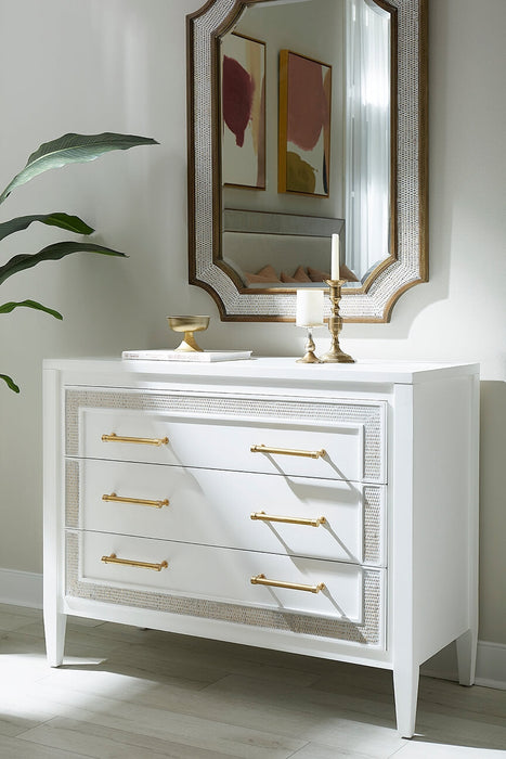 Bramble - Belravia 3 Drawer Dresser W- Rattan - BR-76556 - GreatFurnitureDeal