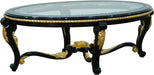 European Furniture - Bellagio III Coffee table in Black-Gold - 30019-CT - GreatFurnitureDeal