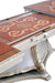 European Furniture - Bellagio Luxury Dining Table -Antique Silver - 40050-DT - GreatFurnitureDeal