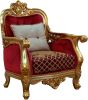 European Furniture - Bellagio II 4 Piece Living Room Set in Red-Gold - 30013-4SET - GreatFurnitureDeal