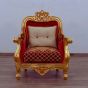 European Furniture - Bellagio II 4 Piece Living Room Set in Red-Gold - 30013-4SET - GreatFurnitureDeal