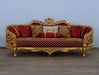European Furniture - Bellagio II 2 Piece Living Room Set in Red-Gold - 30013-2SET - GreatFurnitureDeal