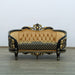 European Furniture - Bellagio Luxury Loveseat Gold-Black - 30019-L - GreatFurnitureDeal