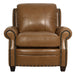 Mariano Italian Leather Furniture - Bennett Chair with Storage Ottoman - BENNETT-CO - GreatFurnitureDeal
