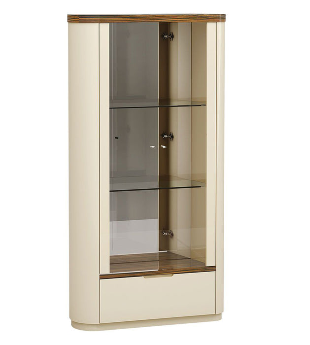 American Eagle Furniture - P101 Ebony Finish Vitrine - DD-P101 - GreatFurnitureDeal