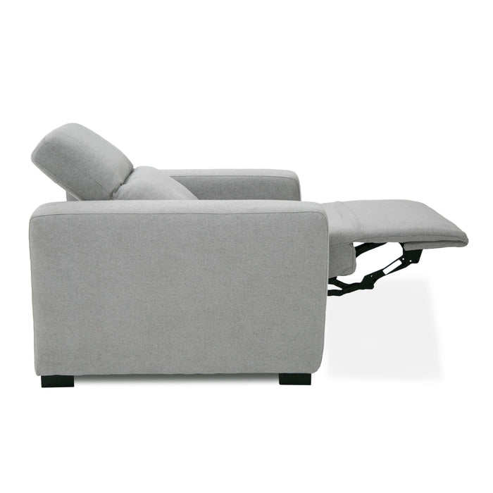 VIG Furniture - Divani Casa Bode - Modern Grey Fabric Recliner Chair - VGMB-R211-P1-CHR-M31 - GreatFurnitureDeal
