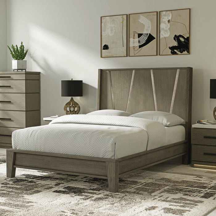 Parker House - Pure Modern Queen Panel Bed in Moonstone - BPUR#1150-3 - GreatFurnitureDeal
