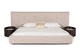 VIG Furniture - Modrest Brittany Modern Beige Fabric Eastern King Bed - VGBBLA1603-EK - GreatFurnitureDeal