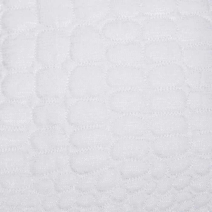 AICO Furniture - Brillance 3 Piece Queen Coverlet-Duvet - White - BCS-QD03-BRLIN-WHT - GreatFurnitureDeal