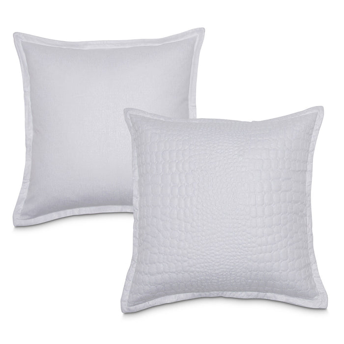 AICO Furniture - Brillance 3 Piece King Coverlet-Duvet - White - BCS-KD03-BRLIN-WHT - GreatFurnitureDeal