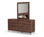 VIG Furniture - Nova Domus Brooklyn Italian Modern Walnut Mirror - VGACBROOKLYN-MIR - GreatFurnitureDeal