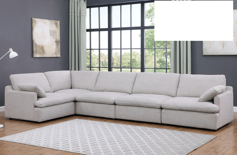 Mariano Furniture - C020 - 5 Piece Sectional Sofa Set in Beige - BM-C2020CS5 - GreatFurnitureDeal