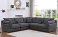 Mariano Furniture - C023 - 5 Piece Sectional Sofa Set in Grey - BM-C023DG5 - GreatFurnitureDeal