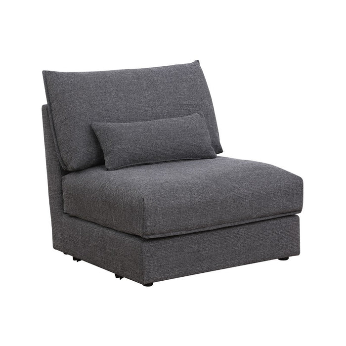 Mariano Furniture - C023 - 5 Piece Sectional Sofa Set in Grey - BM-C023DG5 - GreatFurnitureDeal