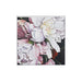 Bramble - Pink Peony on Canvas 30 x 30 w/ Frame In True White - BR-28084TRW---C1015- - GreatFurnitureDeal