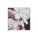Bramble - Pink Peony on Canvas 30 x 30 w/ Frame In True White - 28084TRW---C1015- - GreatFurnitureDeal