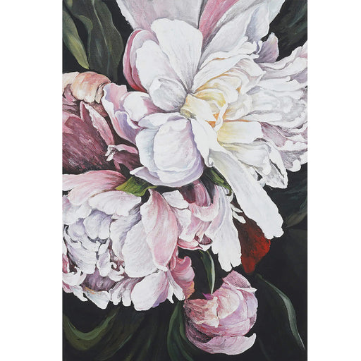 Bramble - Pink Peony on Canvas 48 x 36 w/o Frame - BR-C1015-28156------ - GreatFurnitureDeal