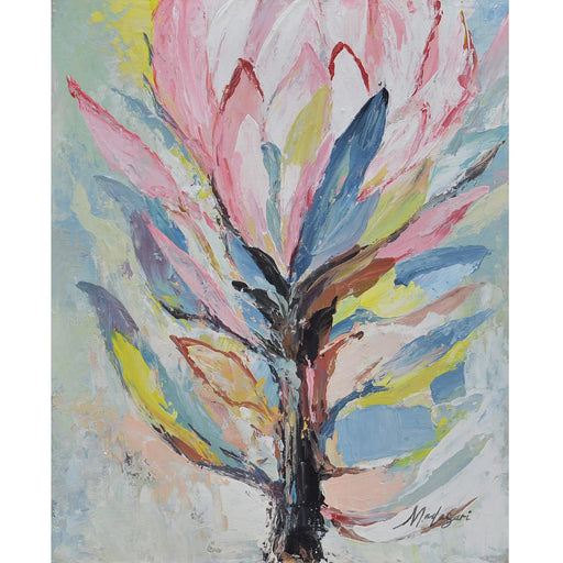 Bramble - Protea Latifolia on Canvas 30 x 30 w/o Frame - BR-C1030-28153------ - GreatFurnitureDeal