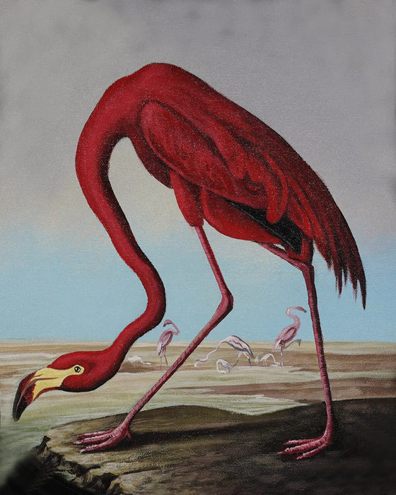 Bramble - Flamingo on Canvas 30 x 40 w/o Frame - BR-C1041-28154------ - GreatFurnitureDeal