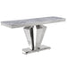 Mariano Furniture - C194 - Console Table in Silver - BM-C194SS - GreatFurnitureDeal