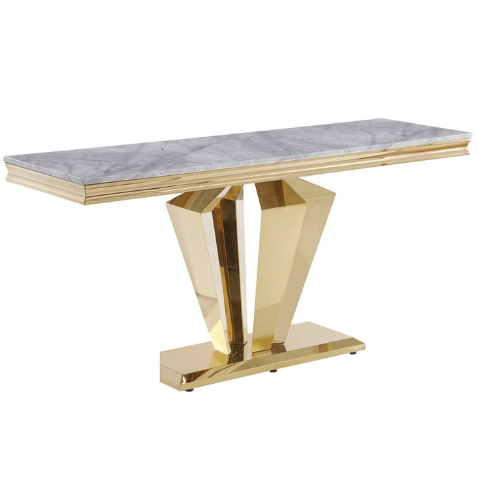 Mariano Furniture - C194 - Console Table in Gold - BM-C194GS - GreatFurnitureDeal