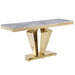 Mariano Furniture - C194 - Console Table in Gold - BM-C194GS - GreatFurnitureDeal