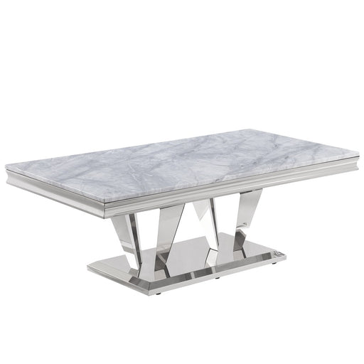 Mariano Furniture - C194 - Coffee Table in Silver - BM-C194SC - GreatFurnitureDeal