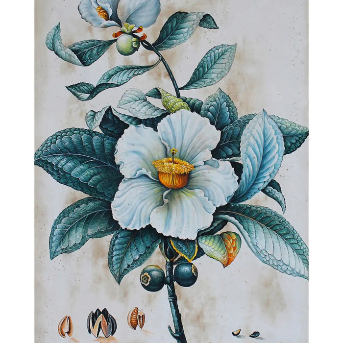 Bramble - Magnolia on Canvas 60 x 40 w/o Frame - BR-C418-28157------ - GreatFurnitureDeal
