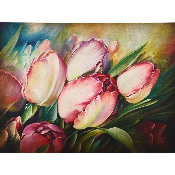 Bramble - Tulip Merba on Canvas 60 x 40 w/o Frame - BR-C913-28157------ - GreatFurnitureDeal