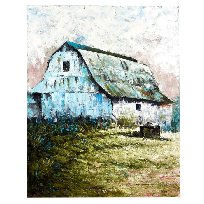 Bramble - Edge Barn on Canvas 16 x 20 w/o Frame - BR-C921-28152------ - GreatFurnitureDeal