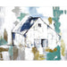 Bramble - White Barn on Canvas 30 x 40 w/o Frame - BR-C922-28154------ - GreatFurnitureDeal