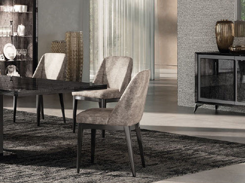 ESF Furniture - Aris 5 Piece Dining Room Set in Onyx - ARISTABLE-CHAIR-5SET - GreatFurnitureDeal