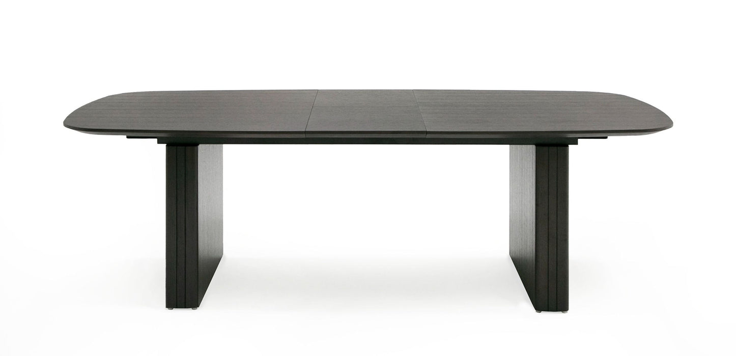 VIG Furniture - Modrest Calhoun Modern Smoked Oak Extendable Dining Table - VGDWJ3572-BRN-DT - GreatFurnitureDeal