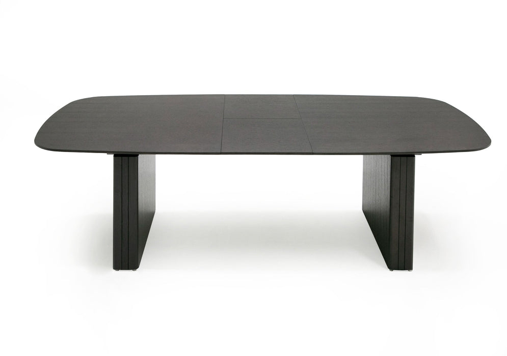 VIG Furniture - Modrest Calhoun Modern Smoked Oak Extendable Dining Table - VGDWJ3572-BRN-DT
