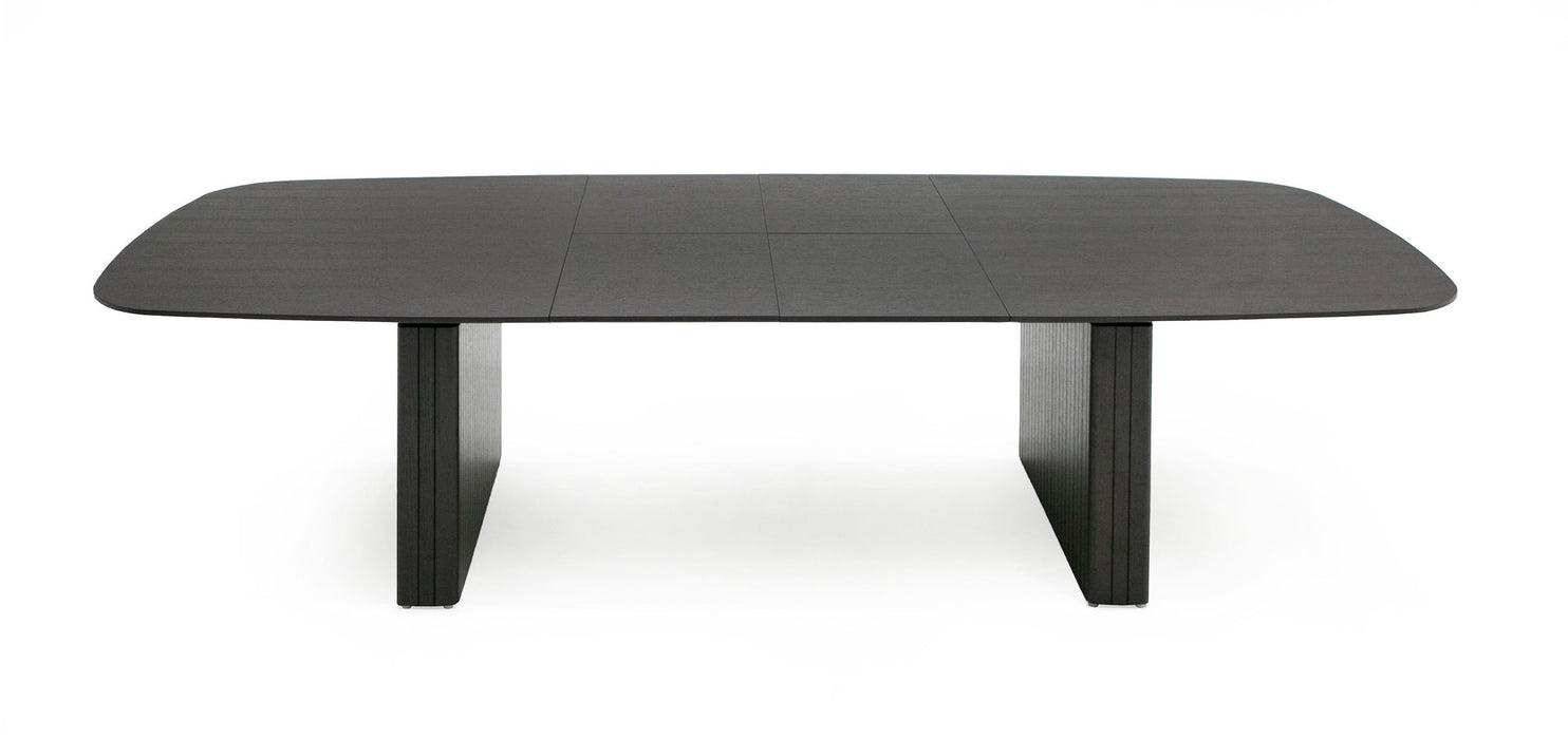 VIG Furniture - Modrest Calhoun Modern Smoked Oak Extendable Dining Table - VGDWJ3572-BRN-DT - GreatFurnitureDeal