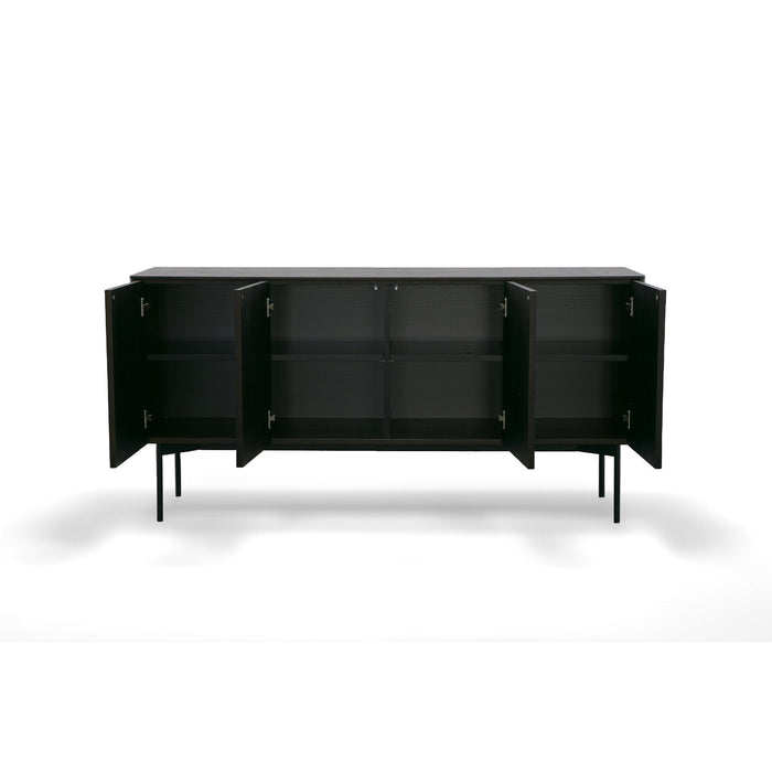 VIG Furniture - Modrest Calhoun Modern Smoked Ash Buffet - VGDWJ9736-ASH-BUF