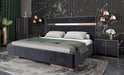 VIG Furniture - Nova Domus Cartier Modern Black Velvet & Rosegold Queen Bed - VGVCBD-A002-Q - GreatFurnitureDeal