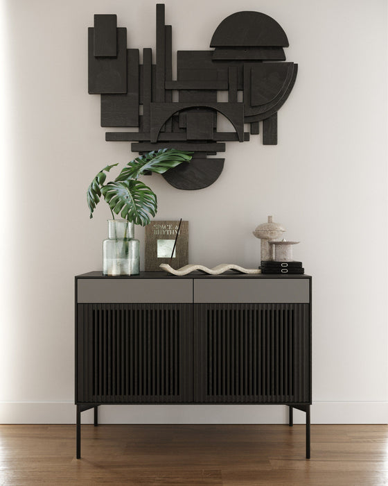 VIG Furniture - Modrest - Casper Modern Mid Century Black Oak Buffet - VGDW-J9696-BLK - GreatFurnitureDeal