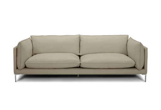 VIG Furniture - Divani Casa Harvest Modern Taupe Full Leather Sofa - VGKKKF2627-TP-S - GreatFurnitureDeal
