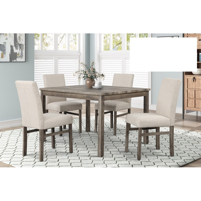 Mariano Furniture - CD038 - 5 Piece Counter Dining Table Set in Oak - BM-CD038G5 - GreatFurnitureDeal