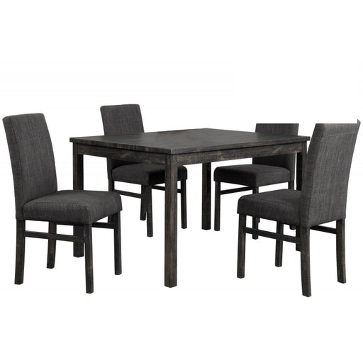 Mariano Furniture - CD038 - 5 Piece Counter Dining Table Set in Charcoal - BM-CD038DW5 - GreatFurnitureDeal
