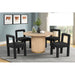 Mariano Furniture - CD040 5 Piece Dining Table Set in Light Oak - BM-CD040-BLK-5SET - GreatFurnitureDeal