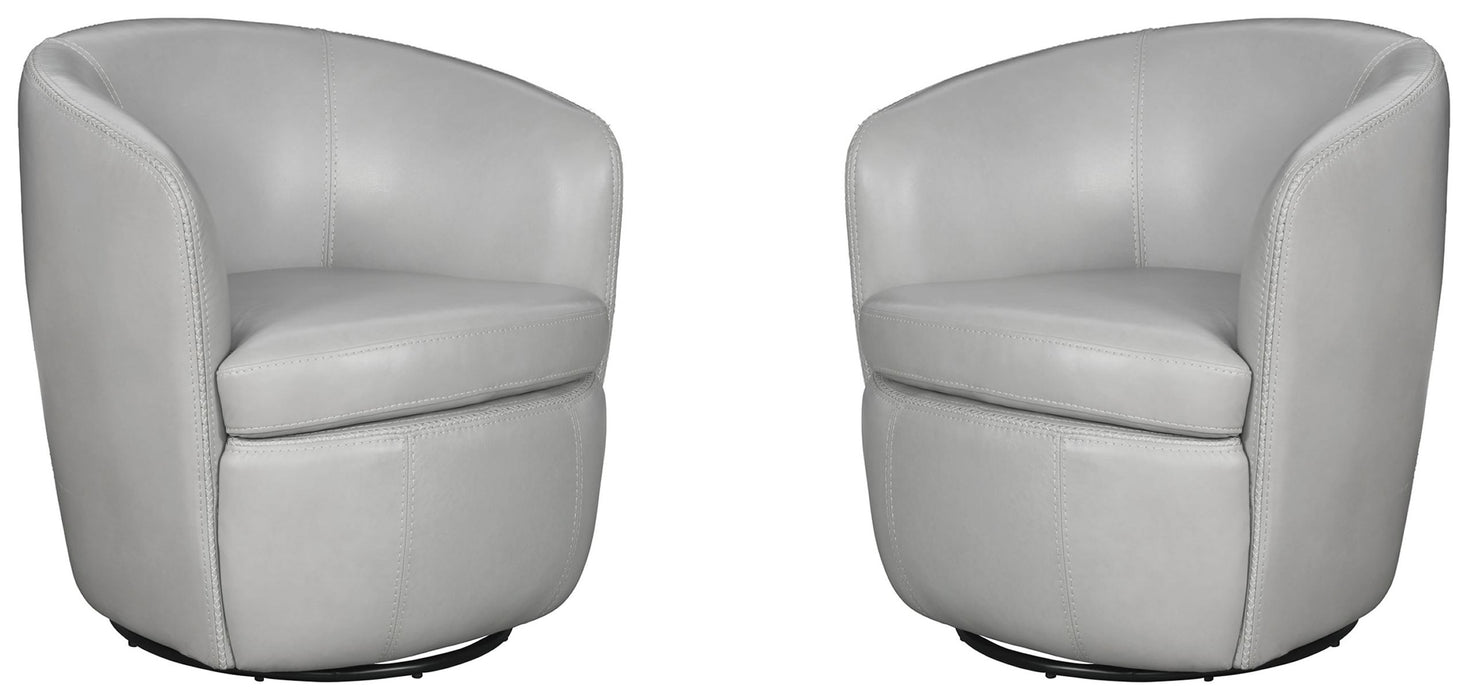 Parker Living - Barolo Swivel Club Chair in Steamboat Ice (Set of 2) - SBAR#912S-2-STIC - GreatFurnitureDeal