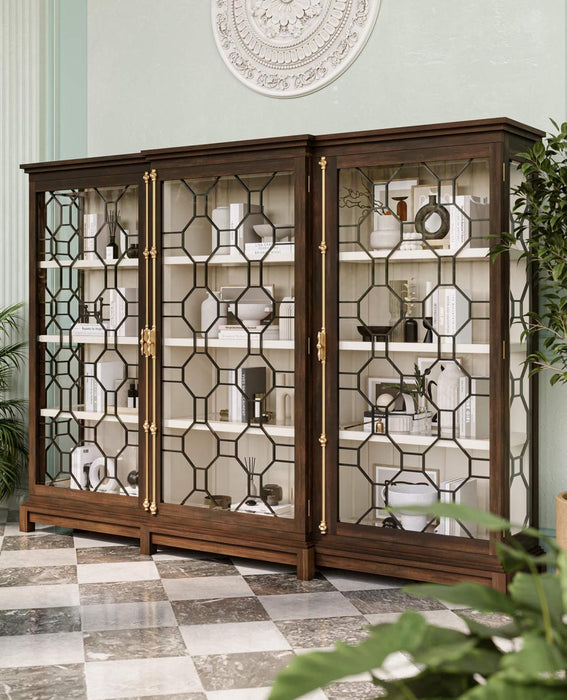 Bramble - Ceylon 3 Door Display Cabinet - BR-76780 - GreatFurnitureDeal