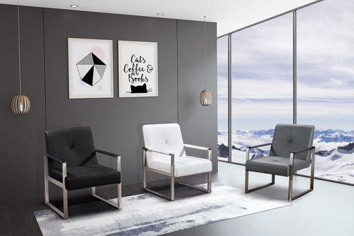 American Eagle Furniture - CH-R208 Grey Chair - CH-R208-GR - GreatFurnitureDeal