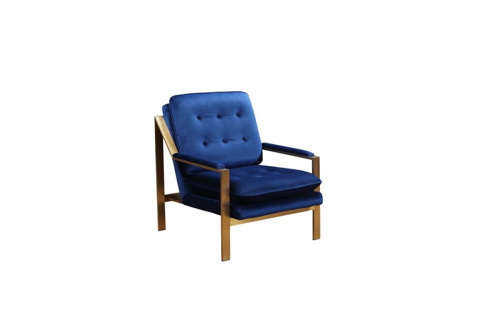 American Eagle Furniture - CH-R209 Navy Blue Chair - CH-R209-NB - GreatFurnitureDeal
