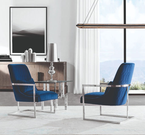 American Eagle Furniture - CH-Z002 - Accent Chair in Dark Blue - CH-Z002 - GreatFurnitureDeal