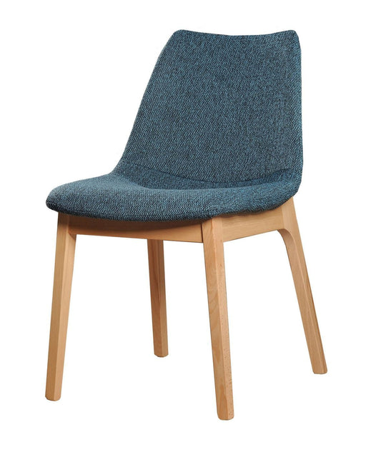 VIG Furniture - Modrest Chrissy Modern Blue Fabric Dining Chair (Set of 2) - VGTSBLOOM-BLUE-DC - GreatFurnitureDeal