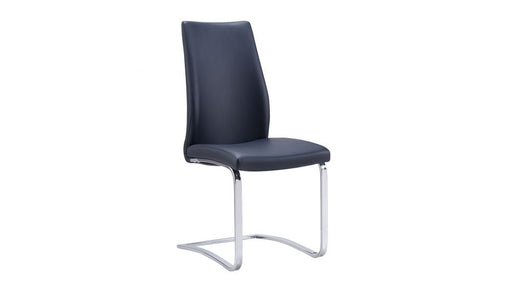American Eagle Furniture - 1545C Navy Blue PU Dining Chair (Set of 2) - CK-1545C-NB - GreatFurnitureDeal
